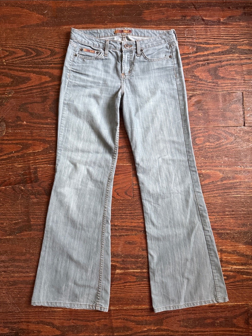 VTG l.e.i. Light Blue/Teal Flared Jeans 30x31